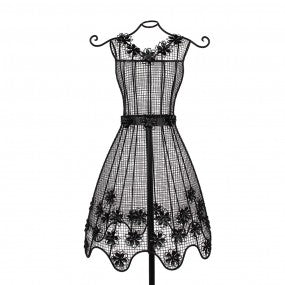 etalagepop 43x34x149cm zwart-metaal