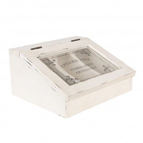 theedoos 18x16x9cm wit hout