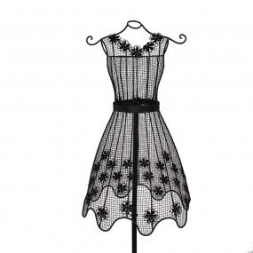 etalagepop 43x34x149cm zwart-metaal