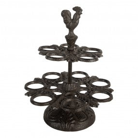 eierhouder dia 19x24cm bruin metaal