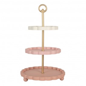 etagère dia 30x50cm roze metaal