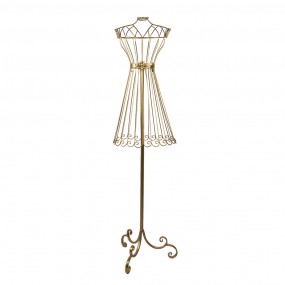 etalagepop 42x28x151cm goud-metaal