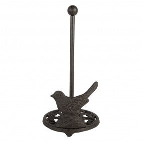 keukenrolhouder dia 14x36cm bruin metaal (kopie)