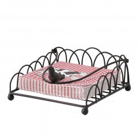 servettenhouder 20x20x9cm bruin ijzer zeehond