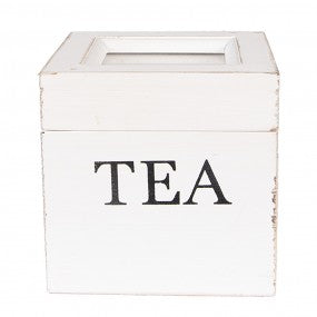 theedoos 12x12x12cm wit hout