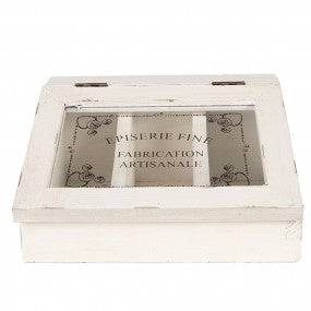 theedoos 18x16x9cm wit hout