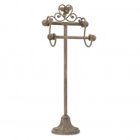 wc rol houder 123x15x59cm beige ijzer