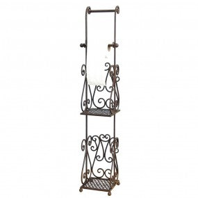 wc rol houder 97cm bruin ijzer