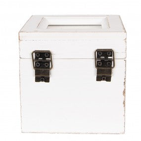 theedoos 12x12x12cm wit hout