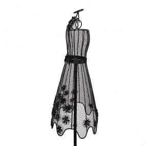 etalagepop 43x34x149cm zwart-metaal